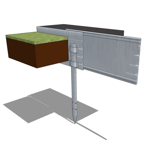 CAD Drawings BIM Models Permaloc Corporation CleanLine XL Commercial Grade Landscape Edging